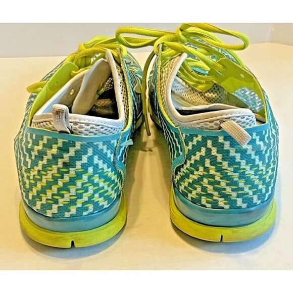 Nike Free 5.0 TR Fit 4 Woman Size‎ 11 Athletic Lime Green Blue Running Sneakers - Picture 4 of 8